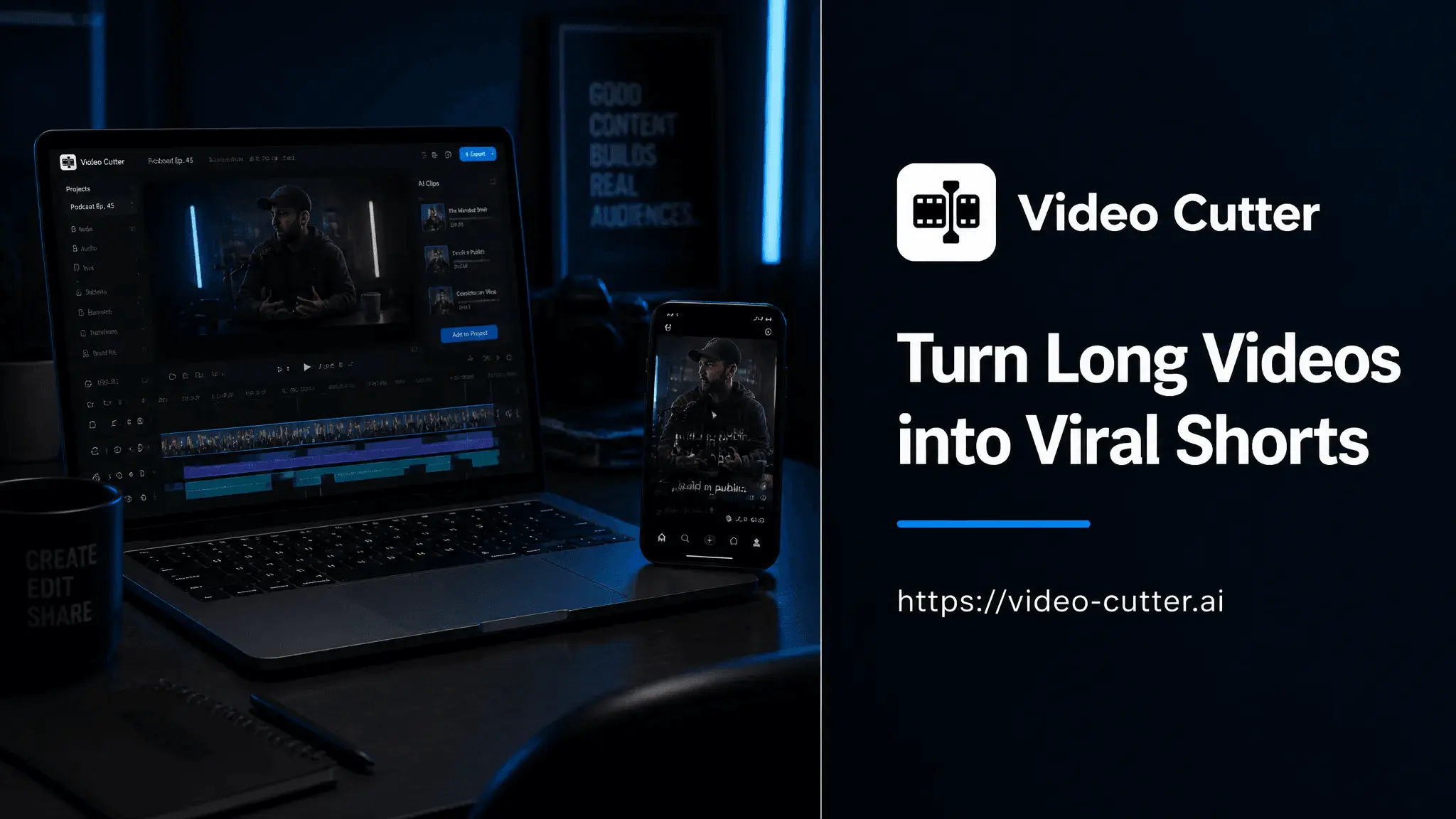 Screenshot 1 of Video Cutter AI