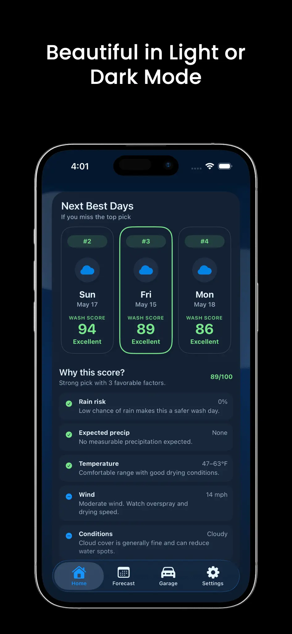 Screenshot 1 of WashScore