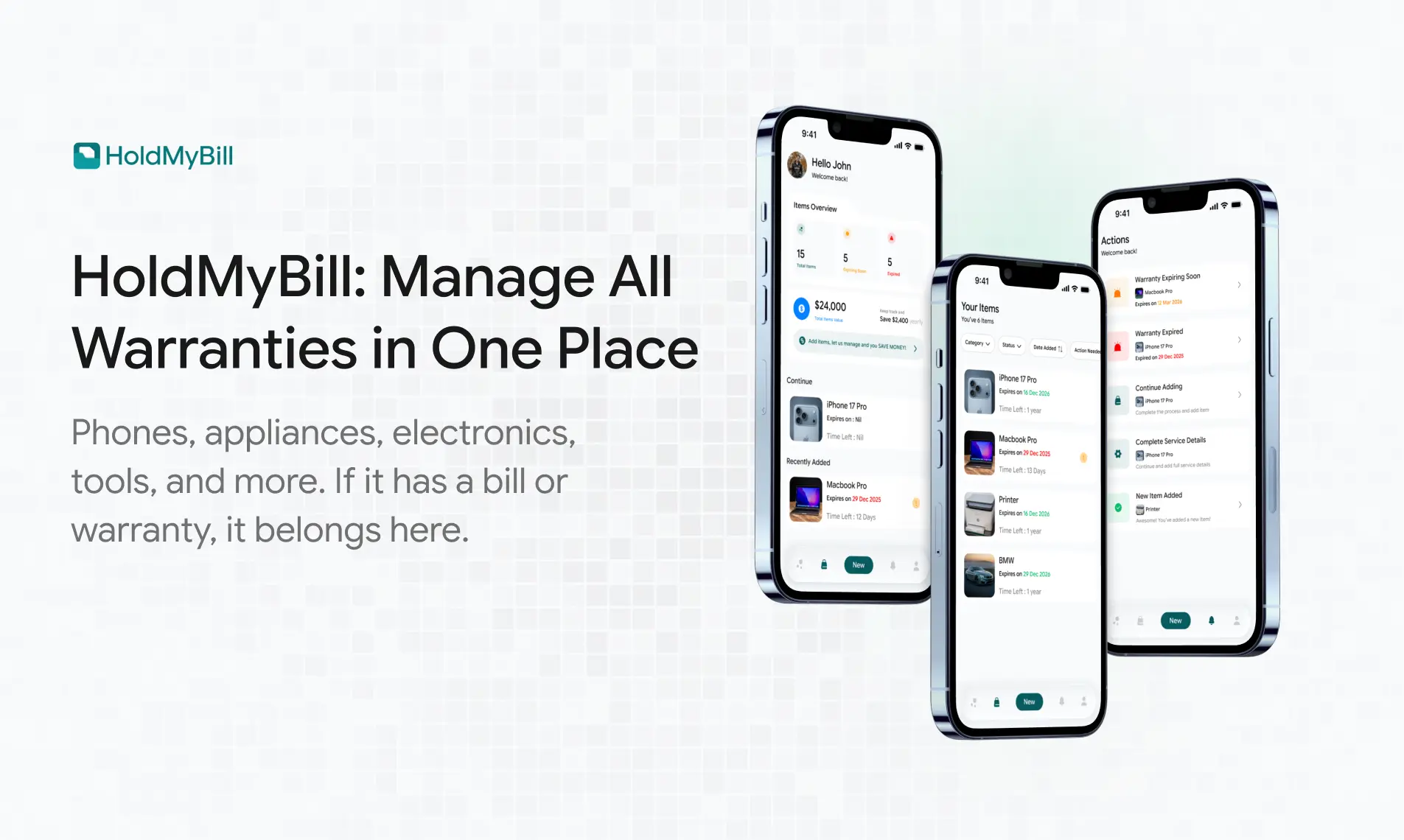 Screenshot 1 of HoldMyBill