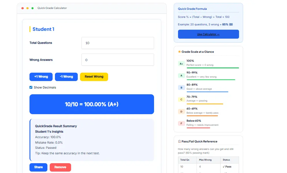 Screenshot 3 of Easy Quick Grade