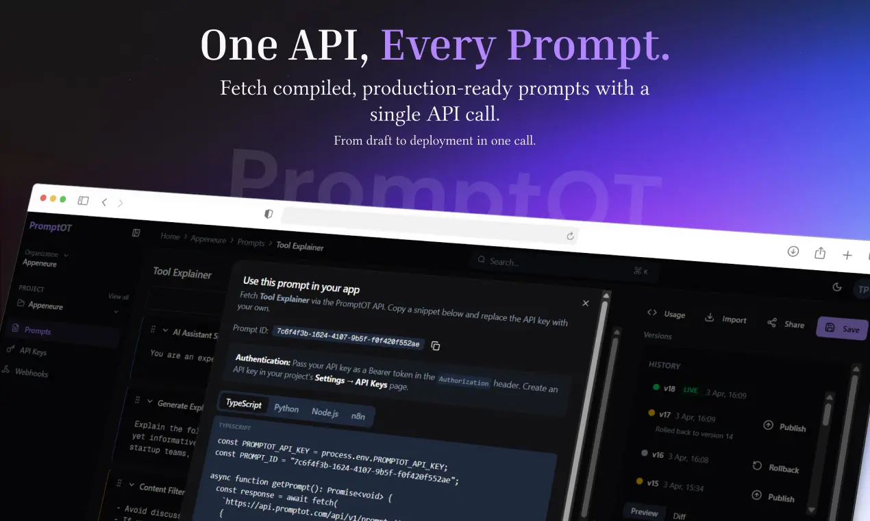 Screenshot 2 of PromptOT