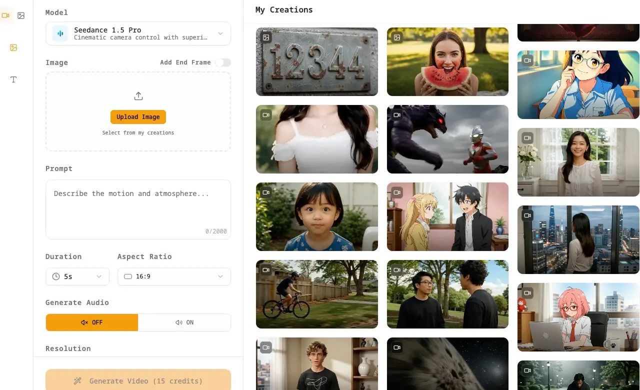 Screenshot 1 of Image to Video AI