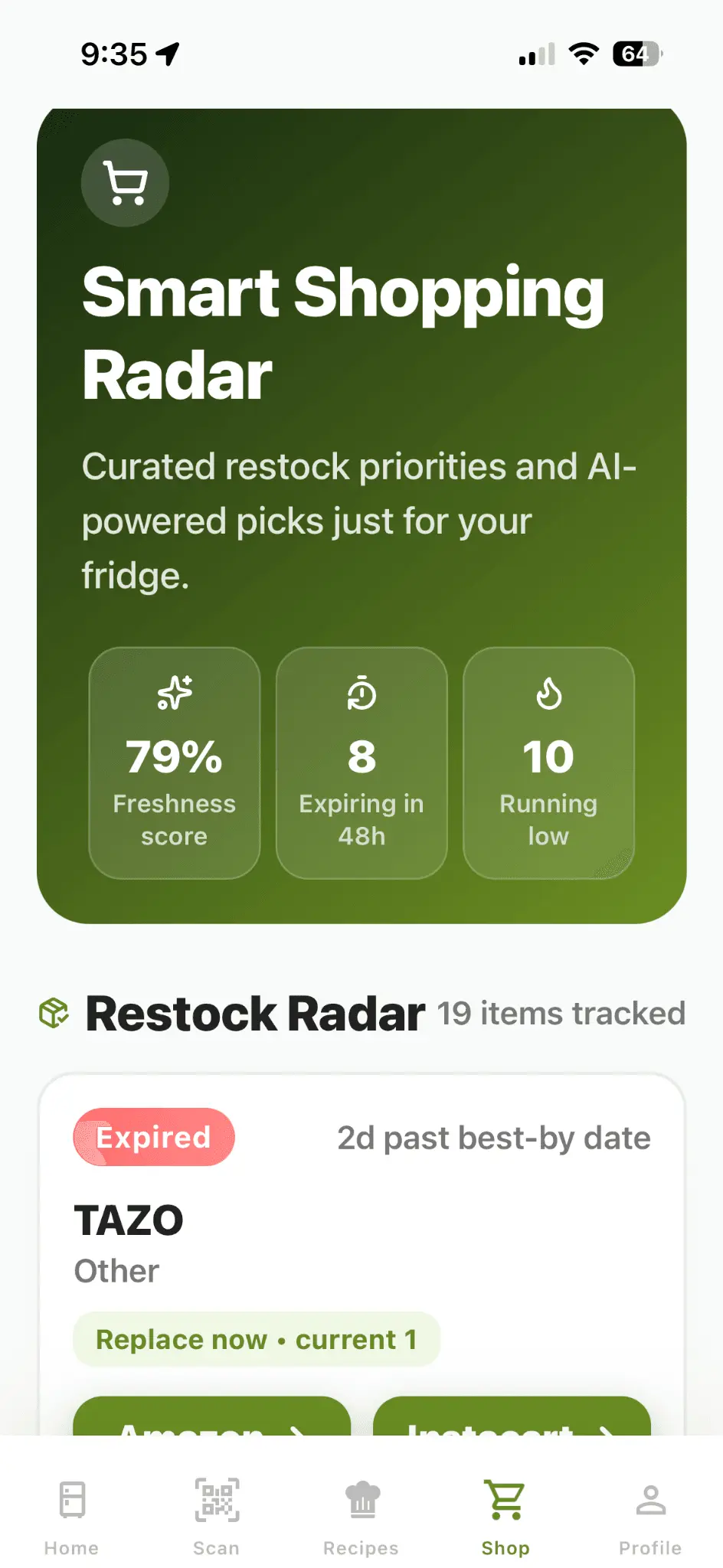 Screenshot 5 of FridgeSmart App