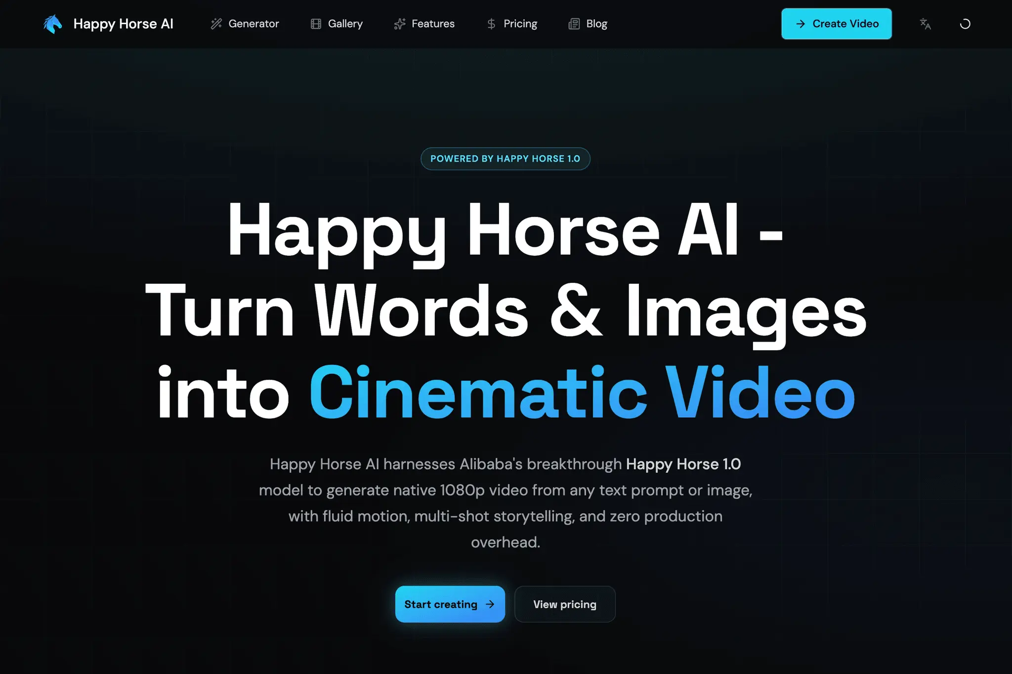 Screenshot 1 of Happy Horse AI