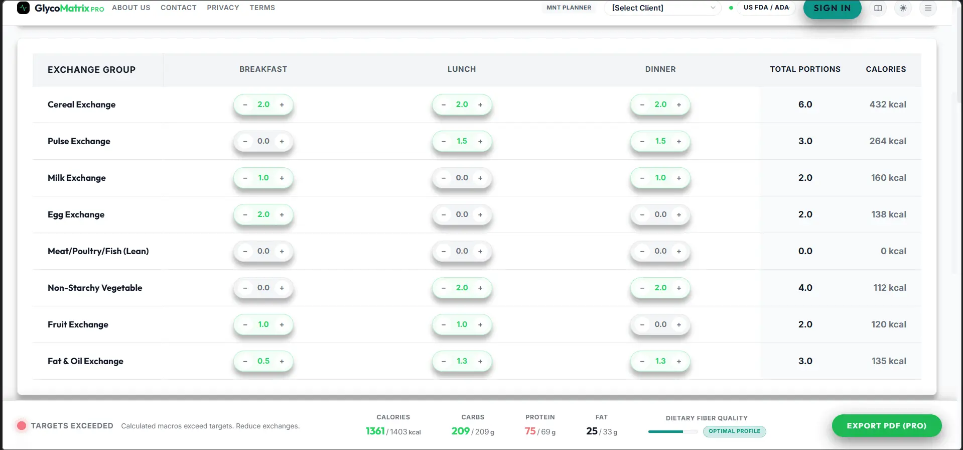Screenshot 2 of GlycoMatrix Pro
