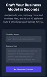 Lean Canvas Generator