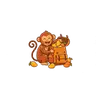 Monkey Eating Mango
