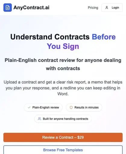AnyContract AI