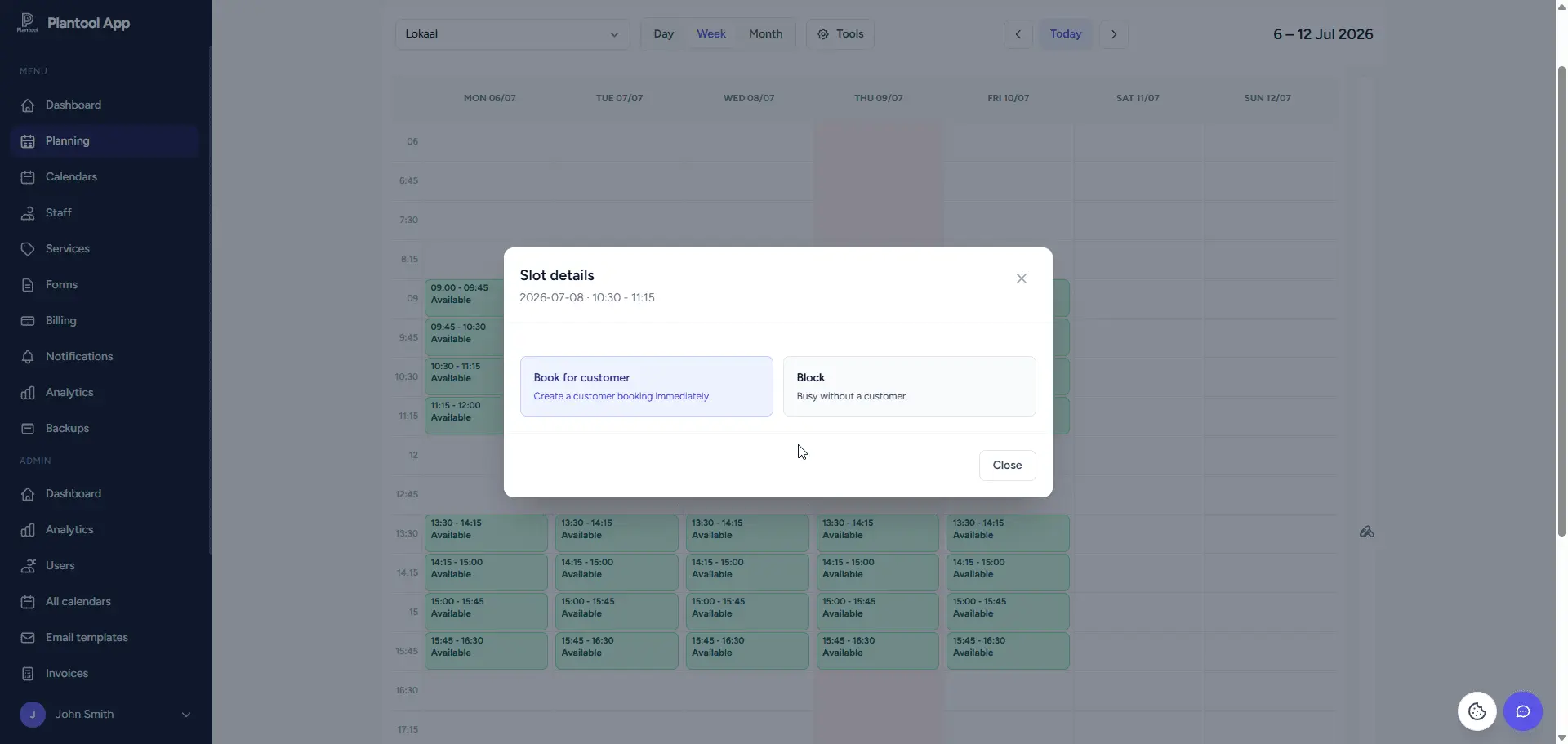 Screenshot 3 of Plantool App