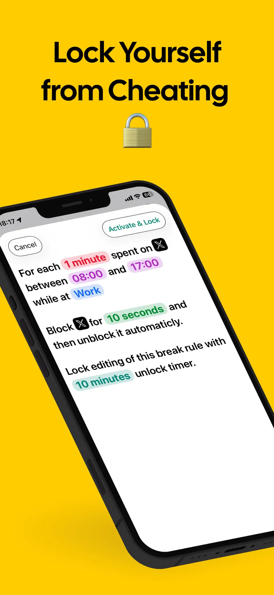 Screenshot 1 of ScrollBump - iOS Doomscroll Break App