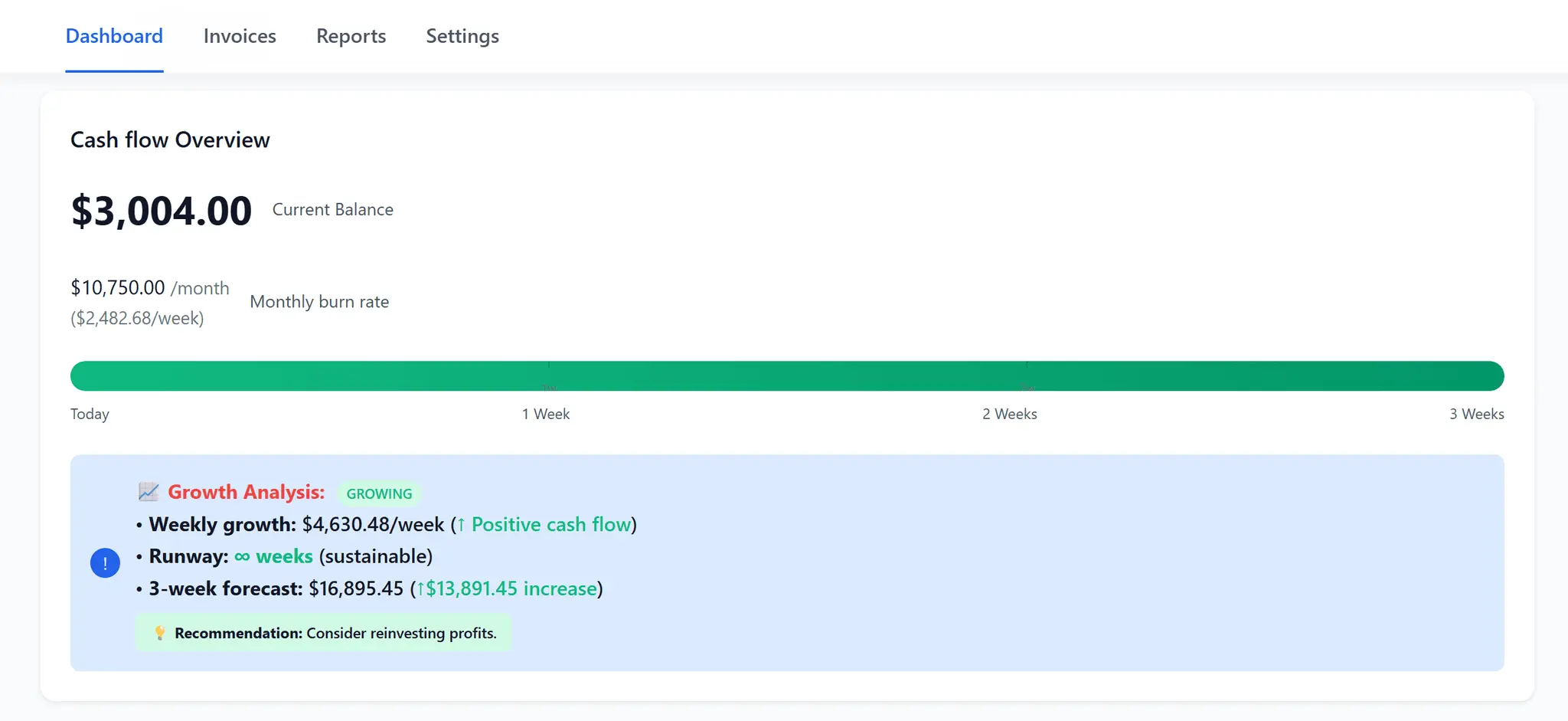 Screenshot 4 of FlowLy - Simple Cash Flow Forecasting