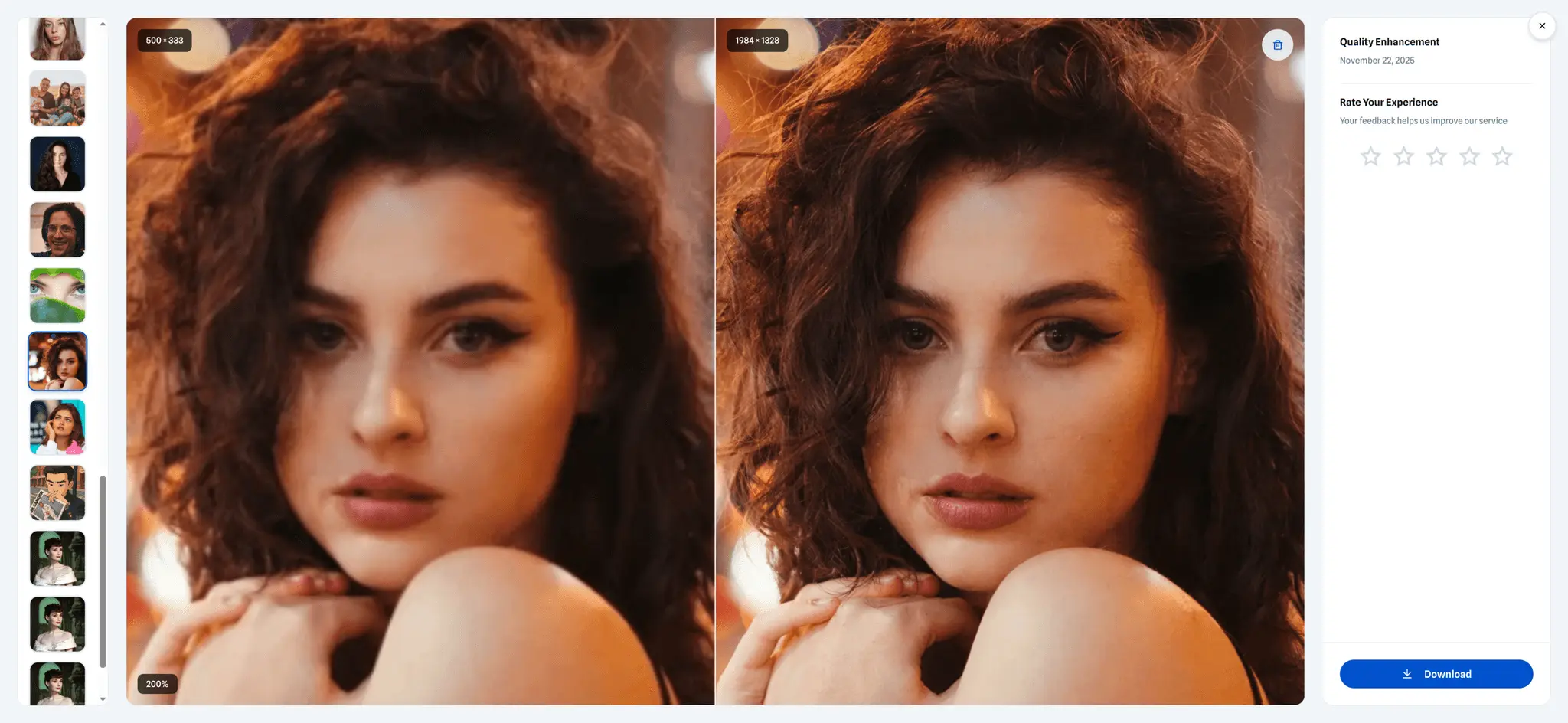 Screenshot 3 of Refini AI Photo Enhancer & Face Unblur