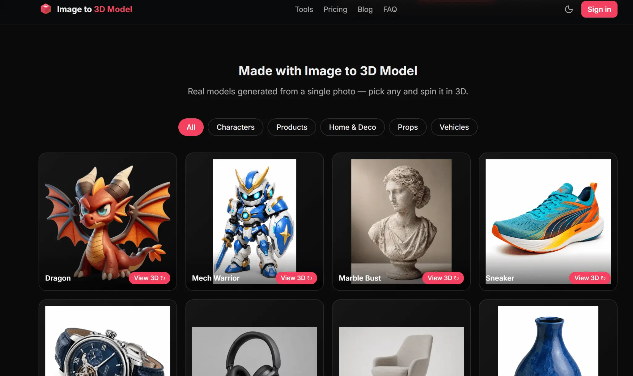 Screenshot 2 of Image to 3D Model