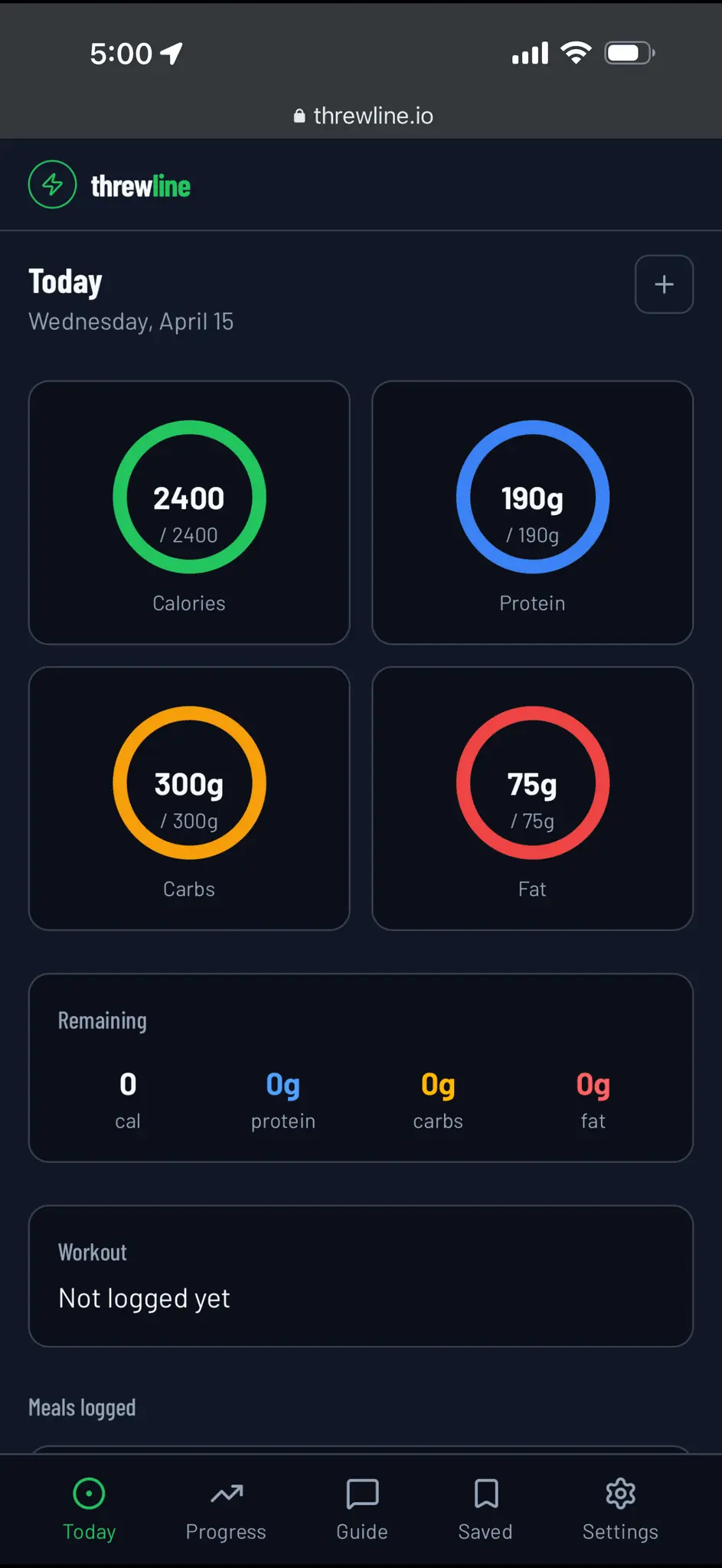Screenshot 3 of Threwline