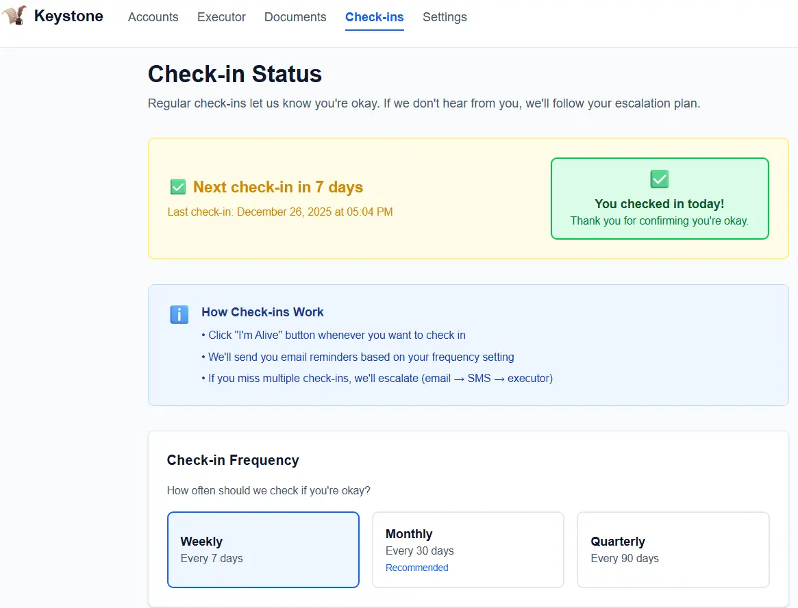 Screenshot 2 of Keystone Family Vault