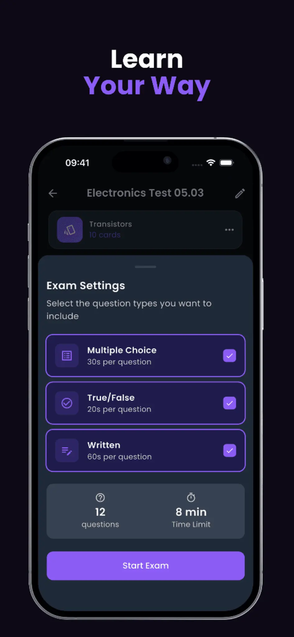 Screenshot 3 of Quiz Genius - AI Flashcards & Study App