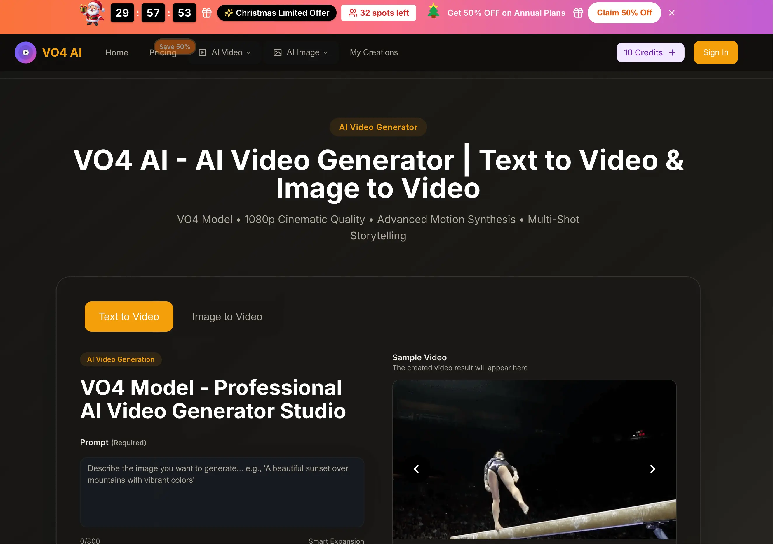 Screenshot 1 of VO4 AI