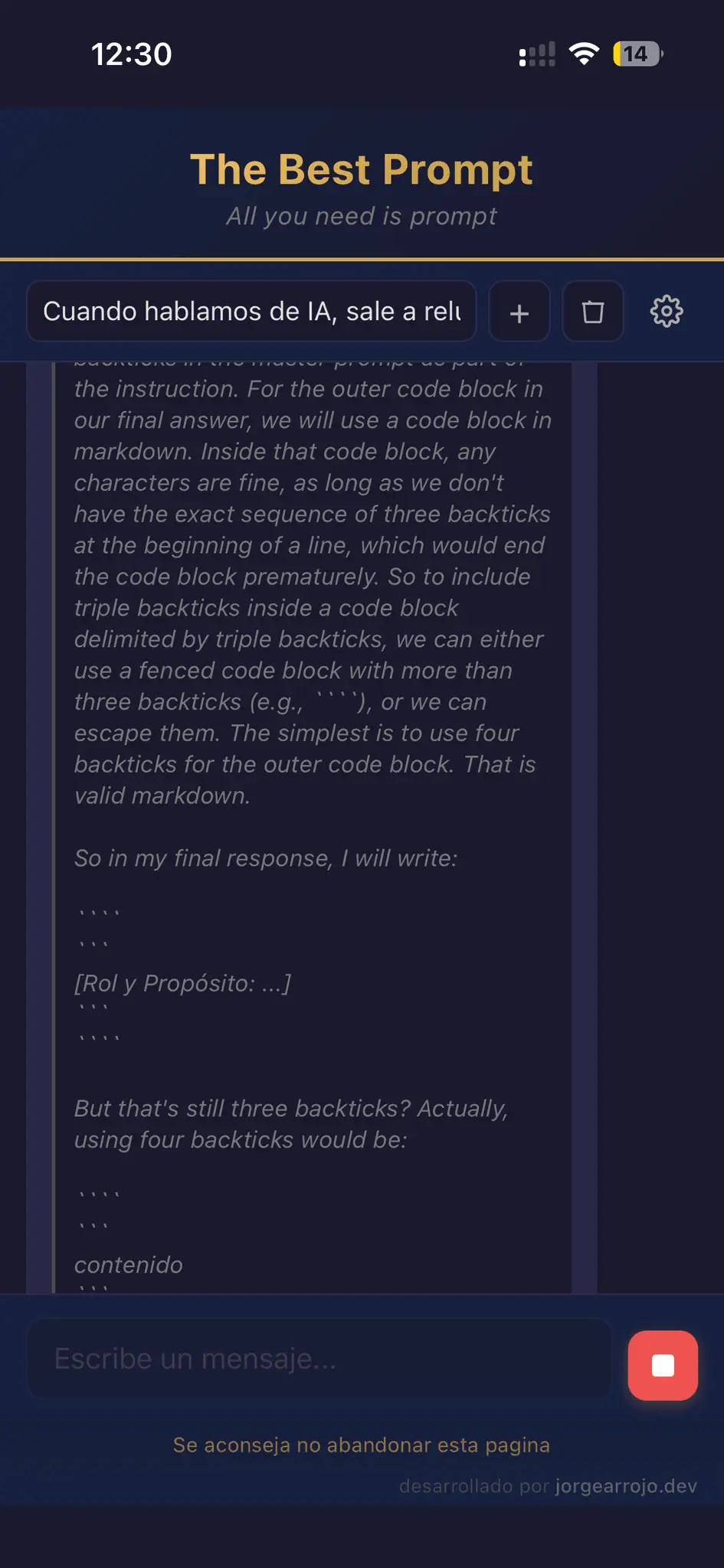 Screenshot 5 of The Prompter and Go!