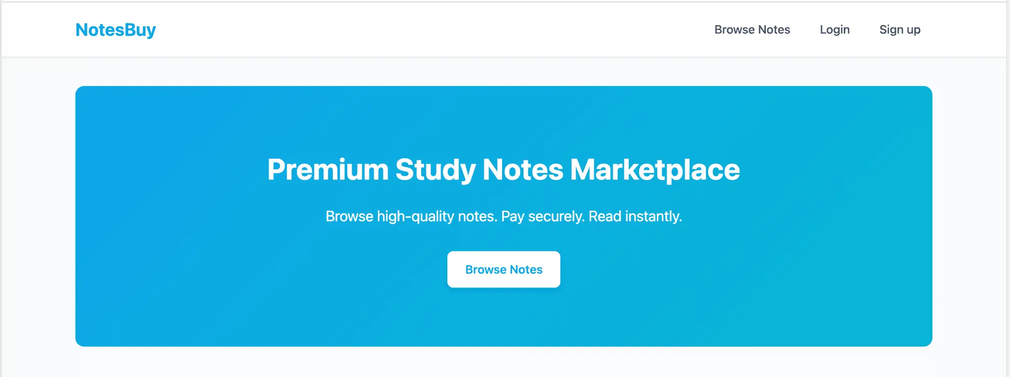 Screenshot 1 of Notesbuy.com