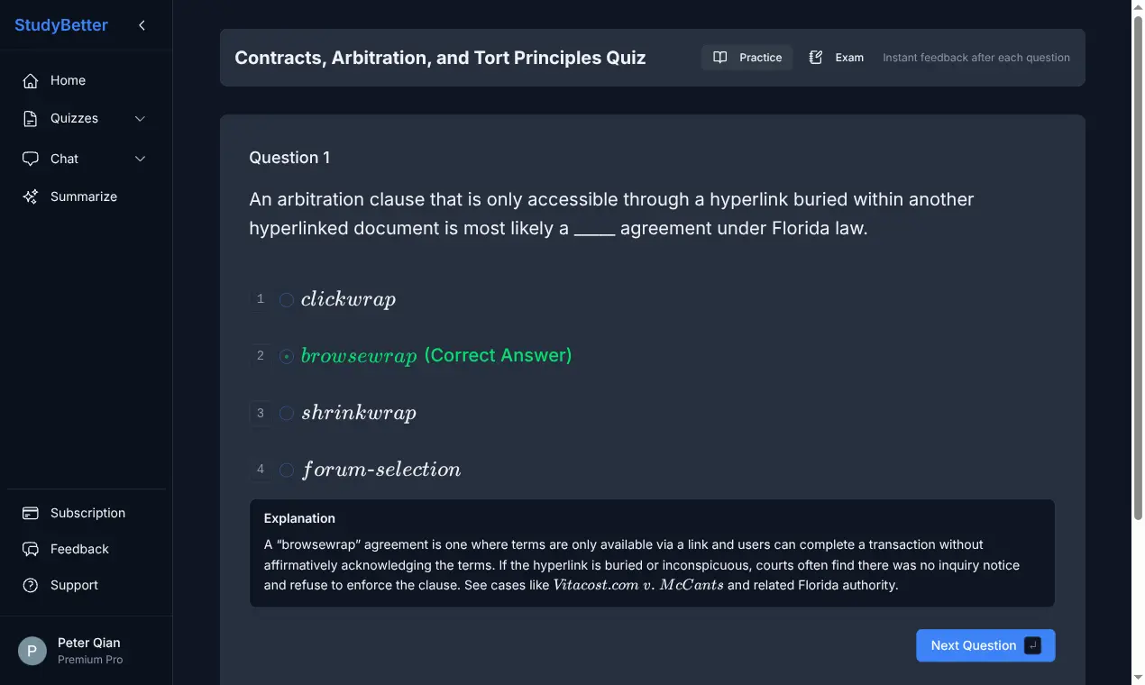 Screenshot 3 of StudyBetter