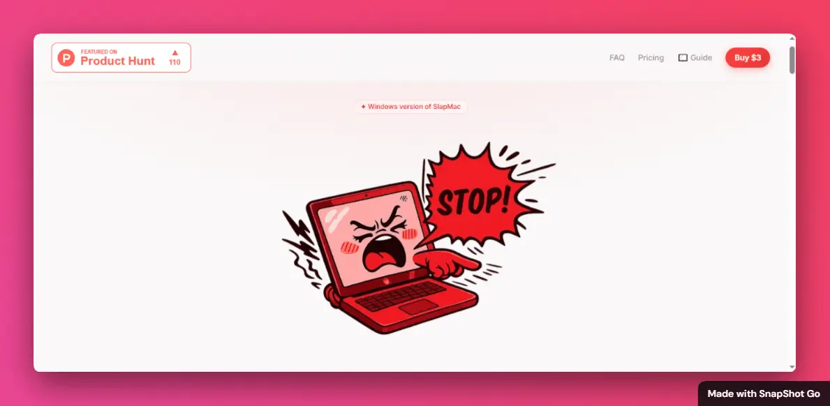 Screenshot 1 of SlapWindows