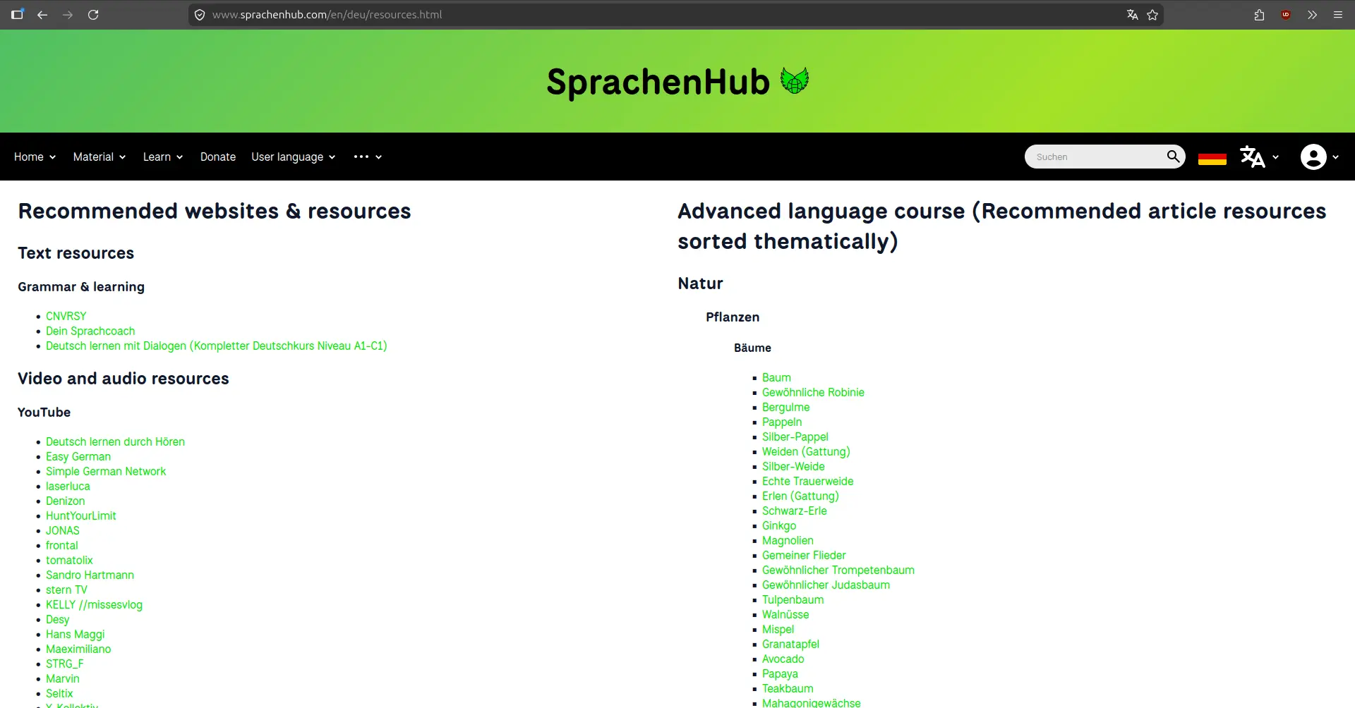 Screenshot 1 of SprachenHub
