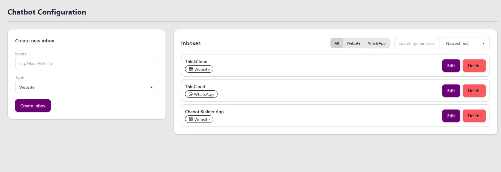 Screenshot 3 of Chatbot Menu Builder for Chatwoot