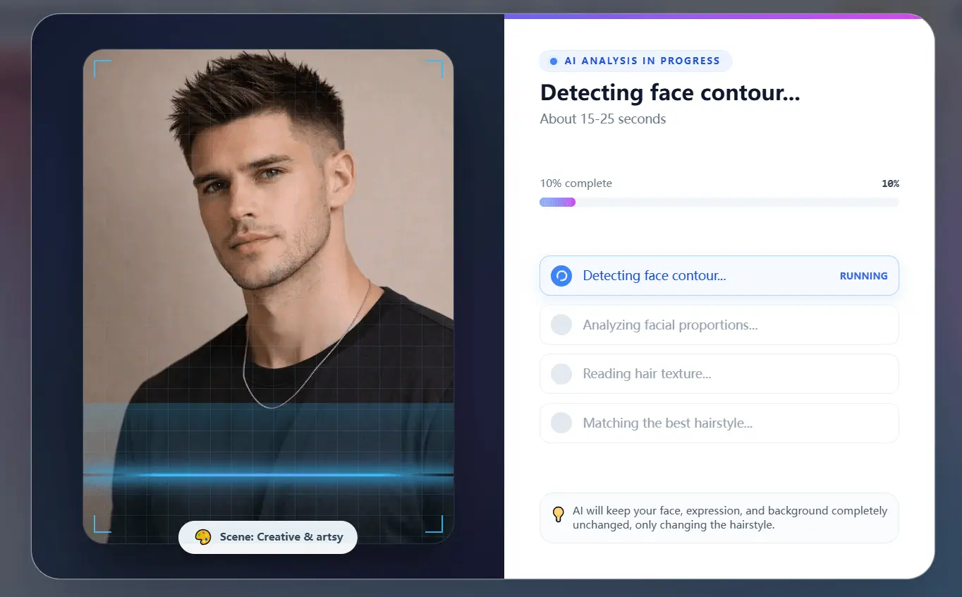 Screenshot 1 of AI Hairstyle TryOn