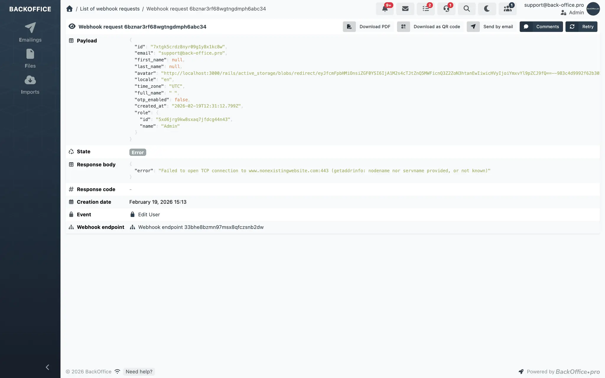 Screenshot 4 of Back-Office.pro