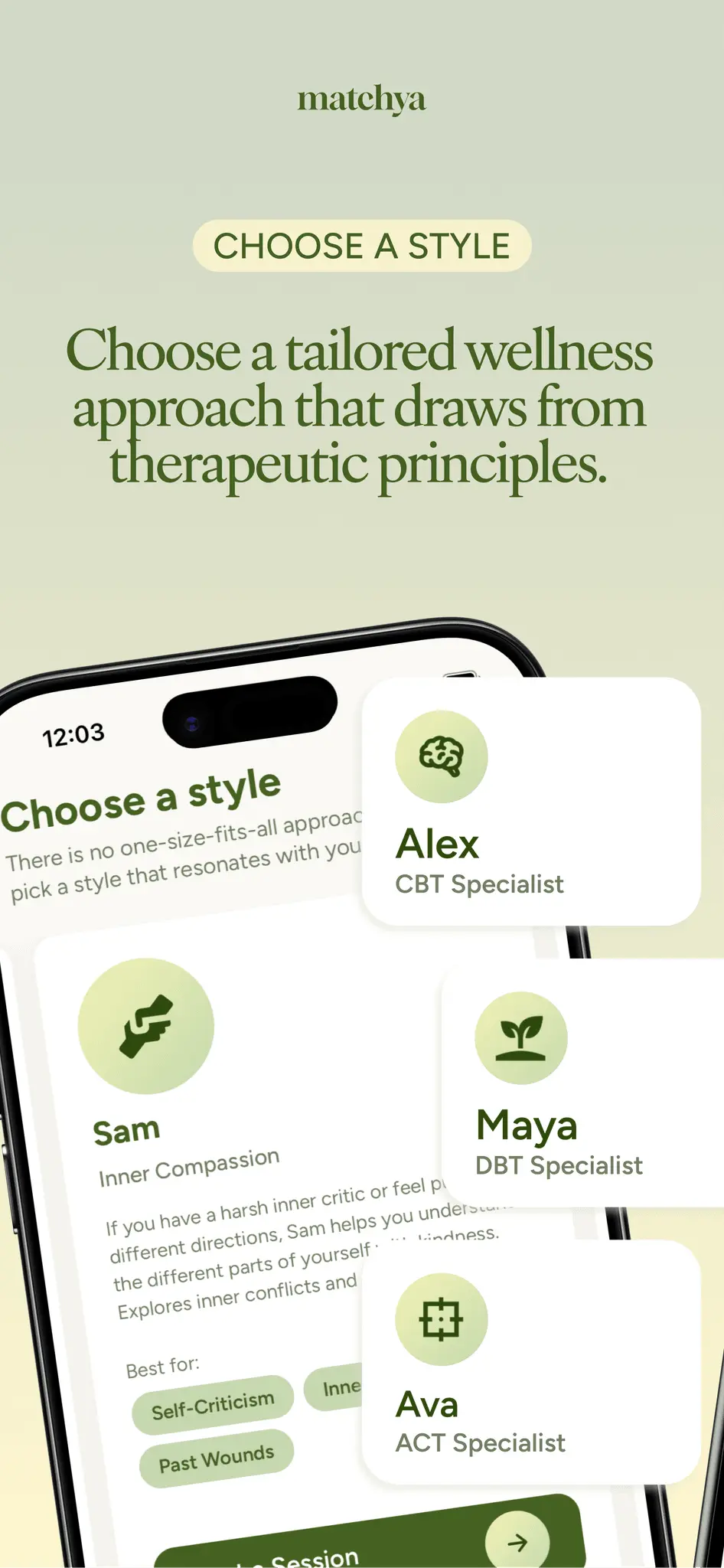 Screenshot 2 of Matchya | AI Emotional Support