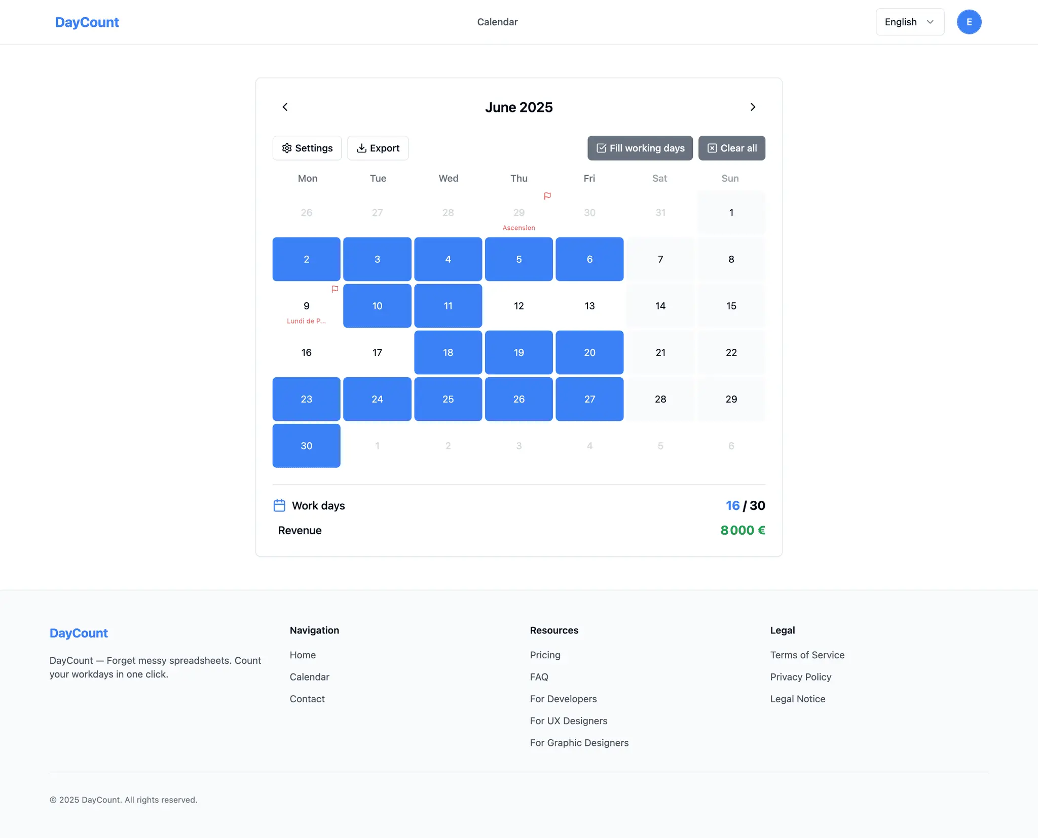 Screenshot 2 of DayCount
