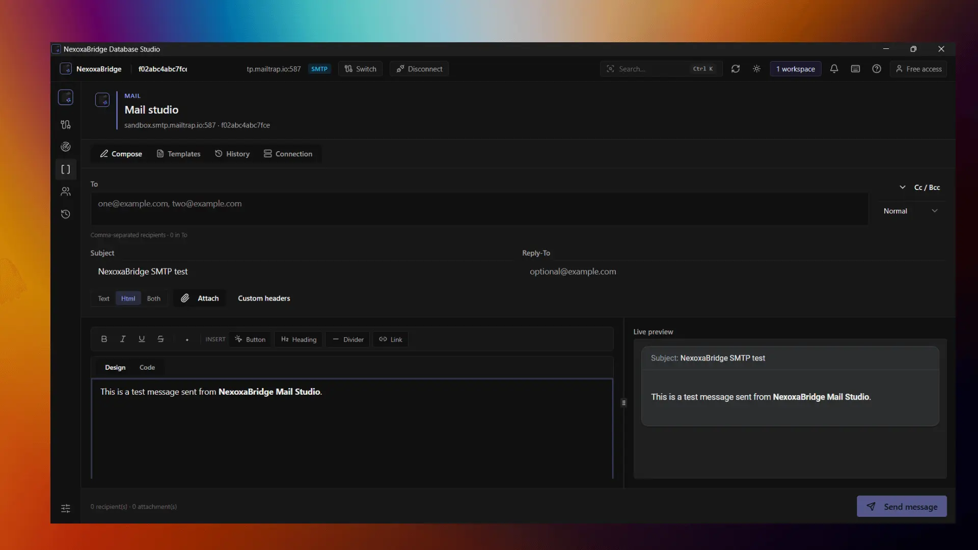 Screenshot 1 of Nexoxa Bridge