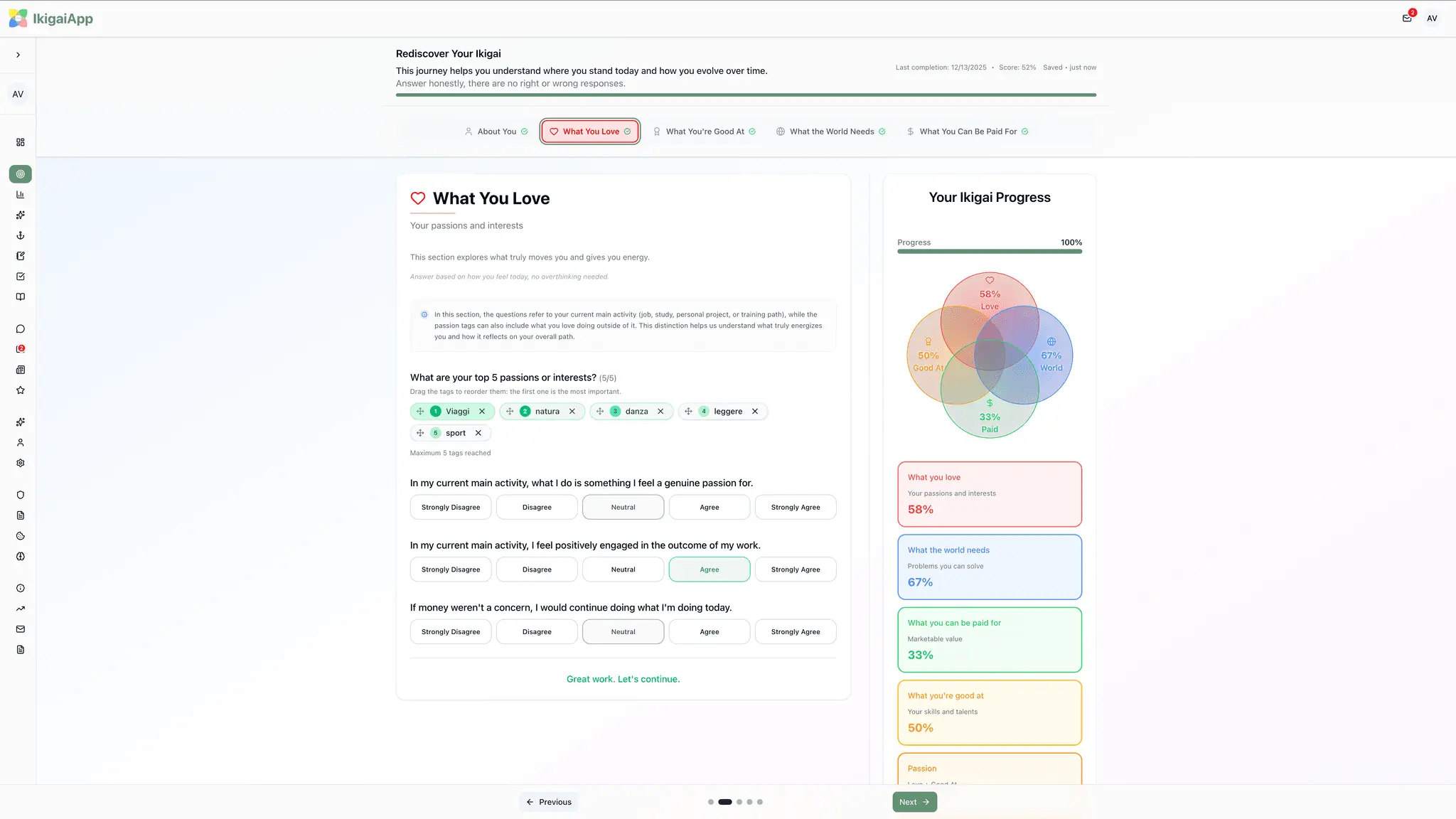 Screenshot 3 of IkigaiApp