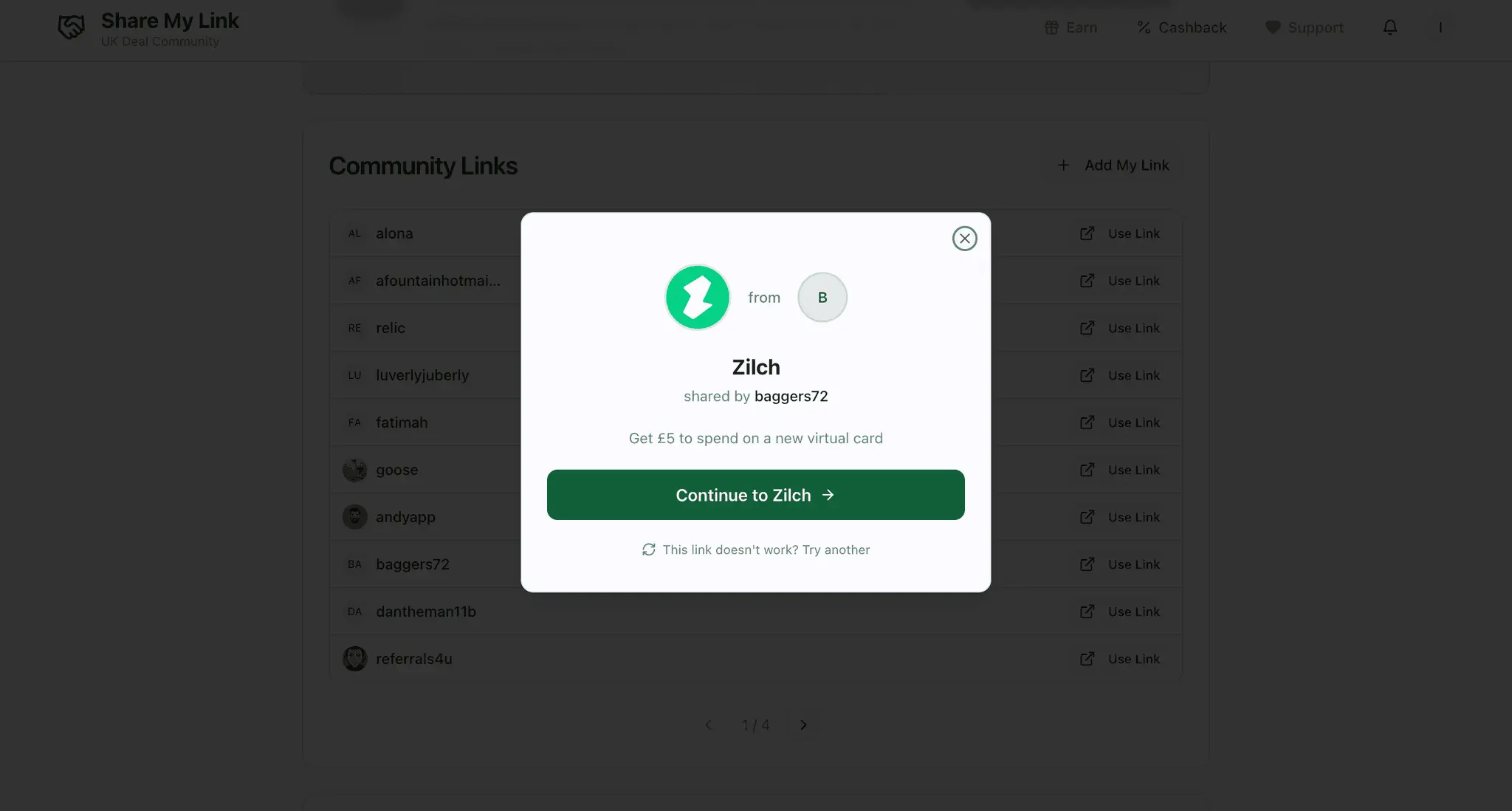 Screenshot 4 of Share My Link