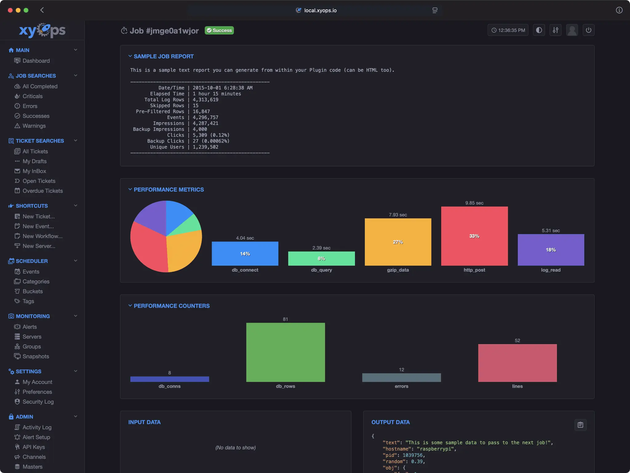 Screenshot 3 of xyOps