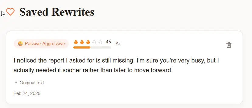 Screenshot 4 of VibeRewrite