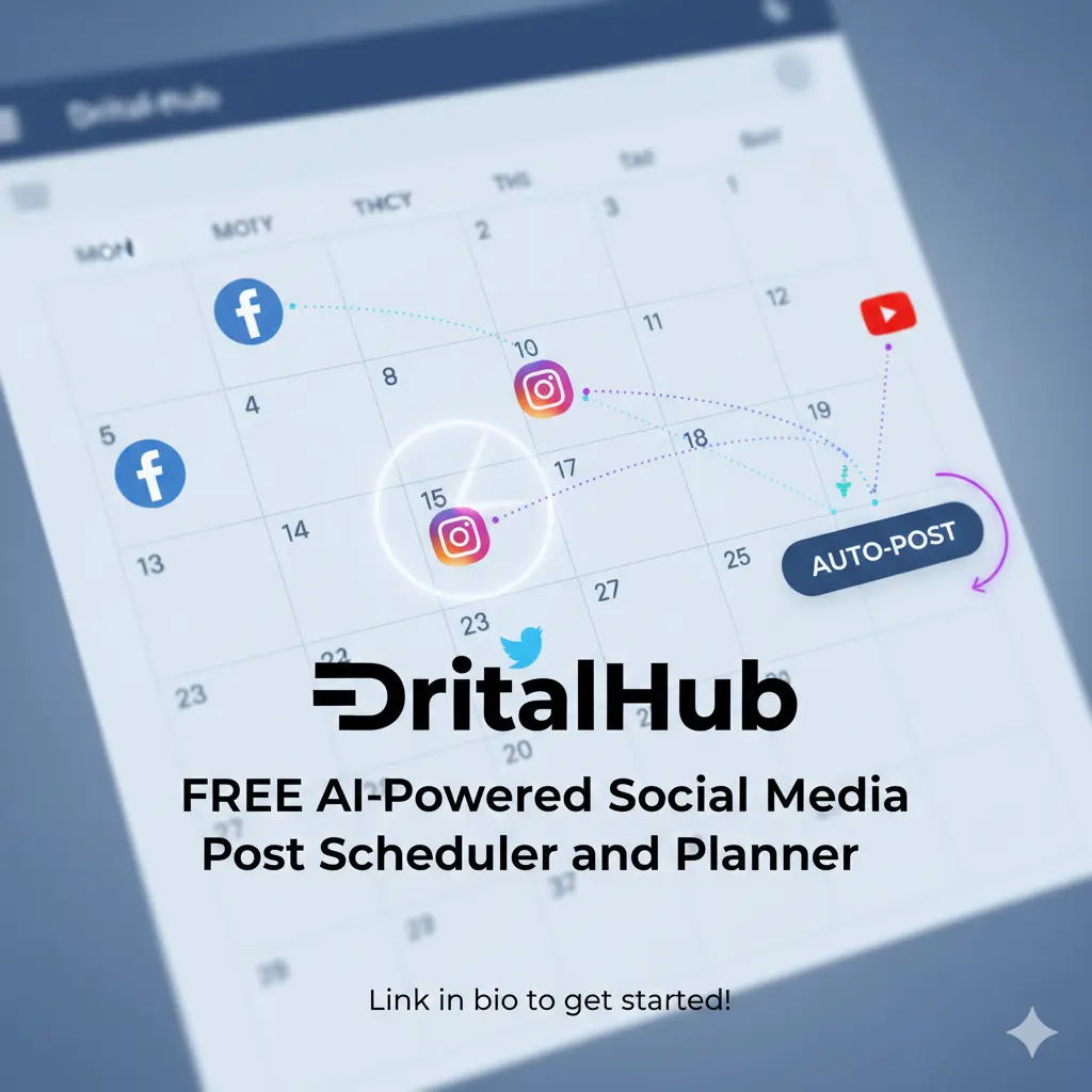 Screenshot 3 of DritalHub - FREE Social Media Scheduler