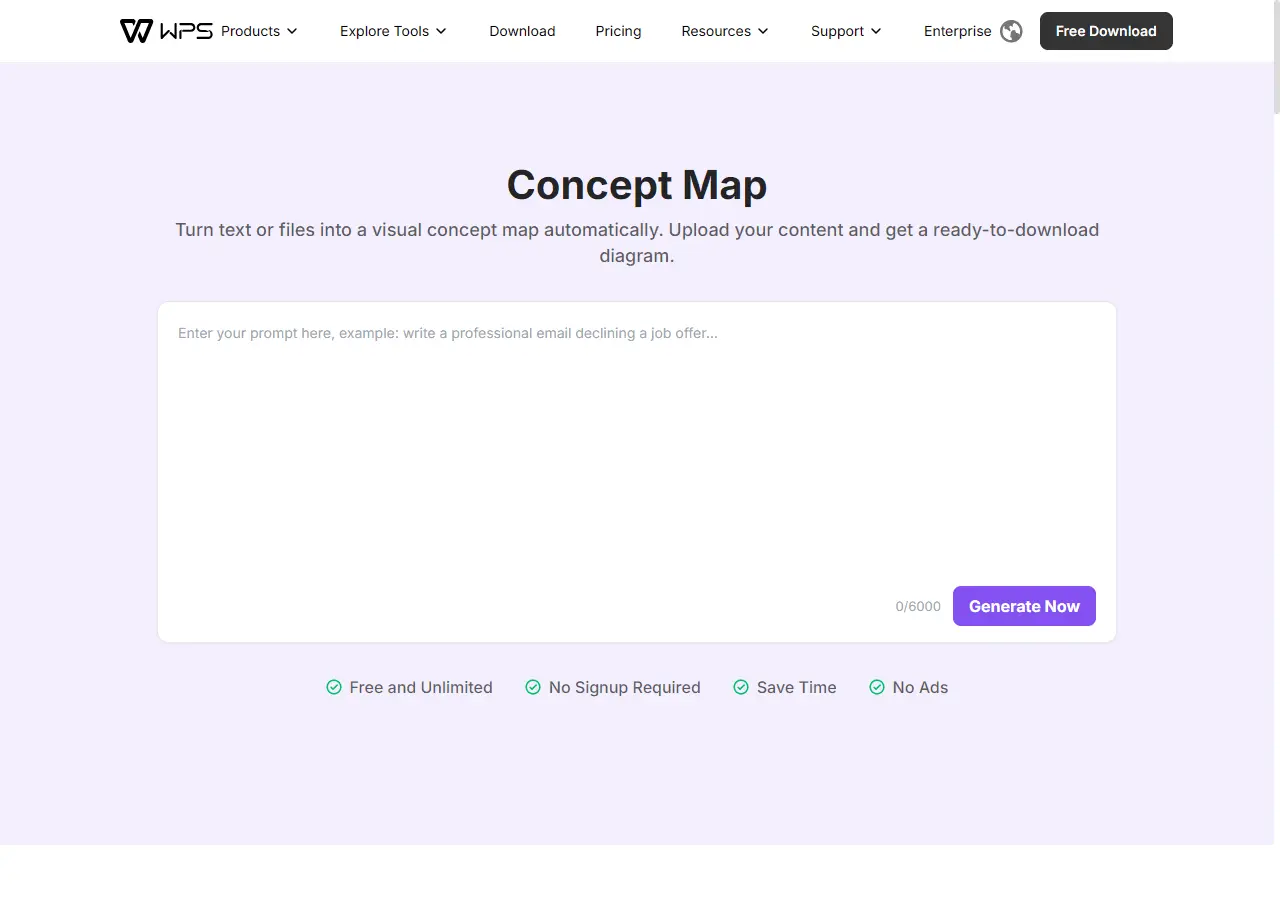Screenshot 1 of Concept Map Maker