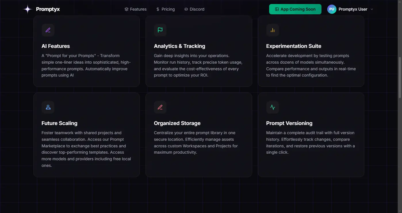 Screenshot 3 of Promptyx