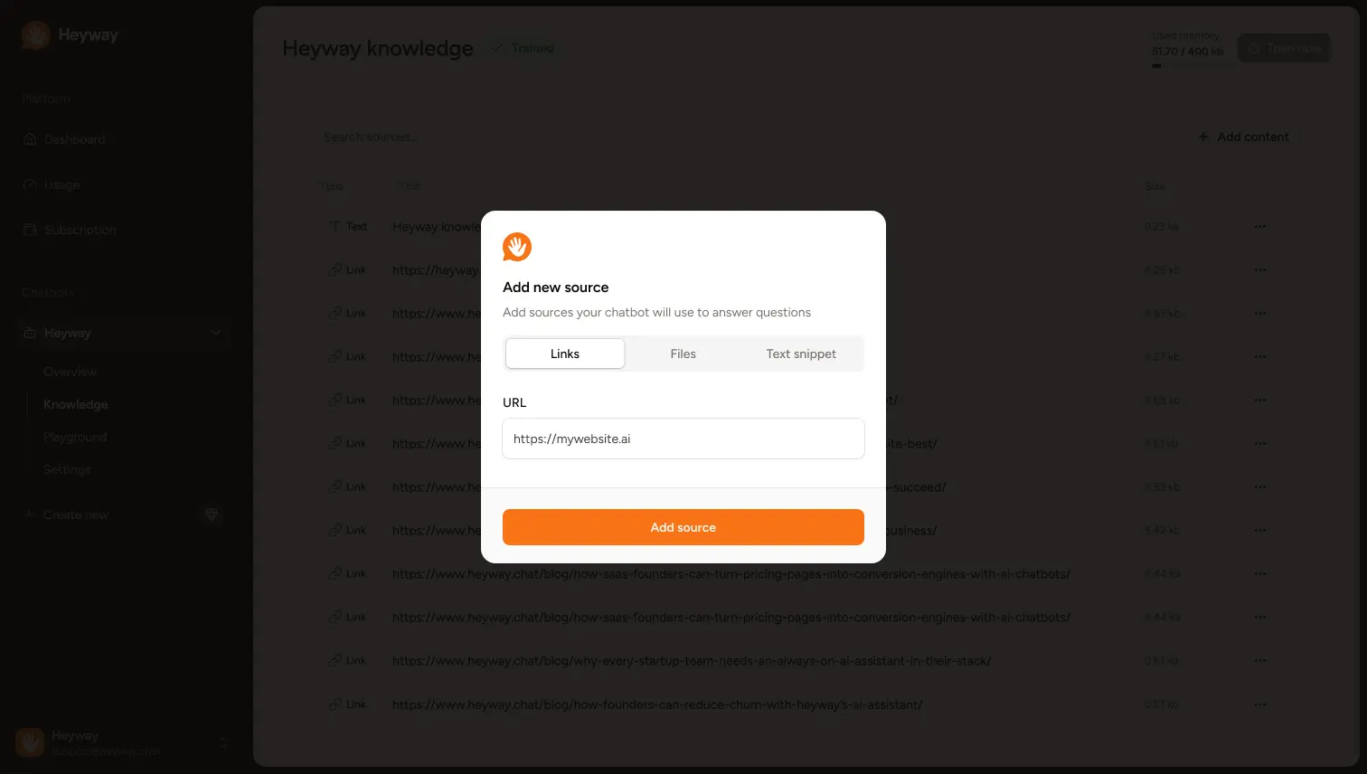 Screenshot 1 of Heyway.chat