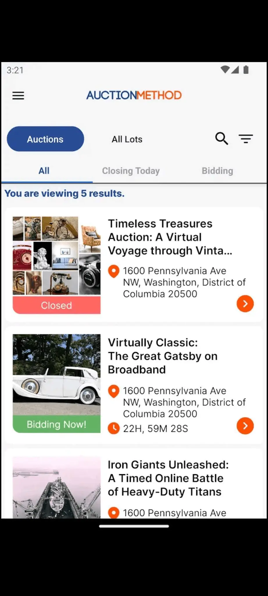 Screenshot 6 of AuctionMethod