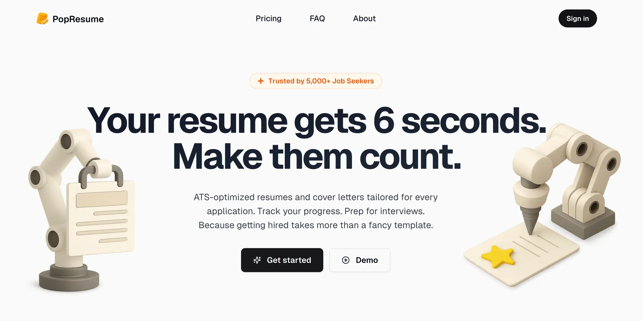 Screenshot 1 of PopResume - Resume Builder