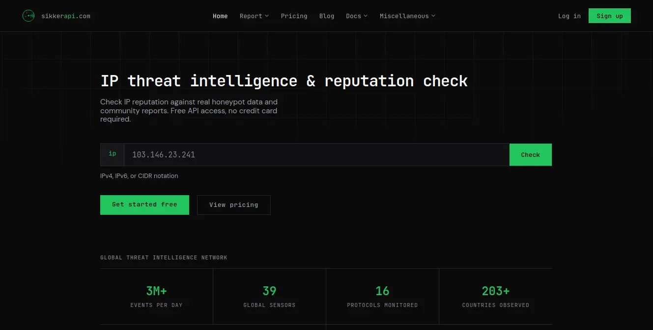 Screenshot 1 of SikkerAPI