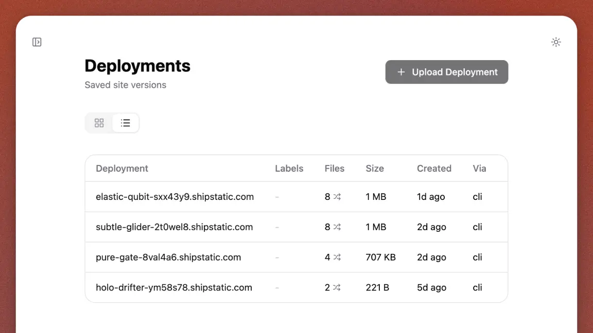 Screenshot 2 of ShipStatic