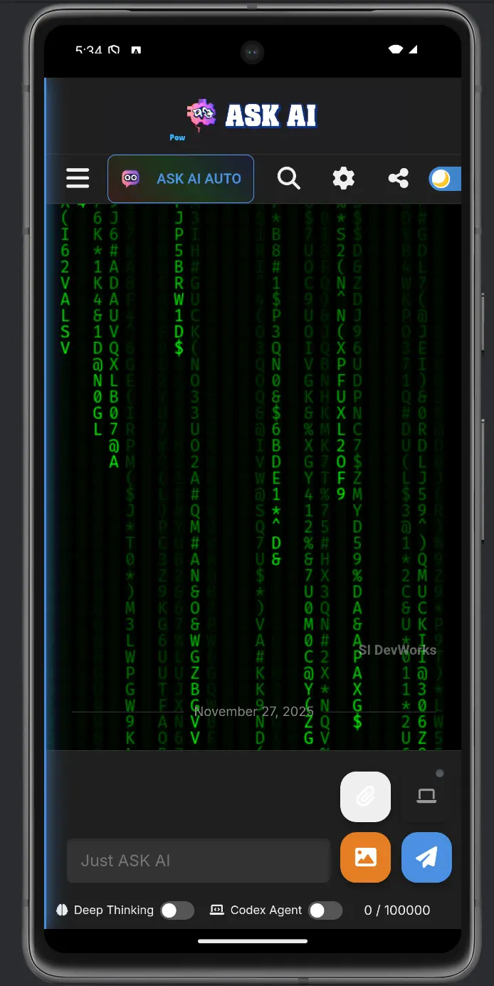 Screenshot 1 of Ask-AI - Premium Intelligence