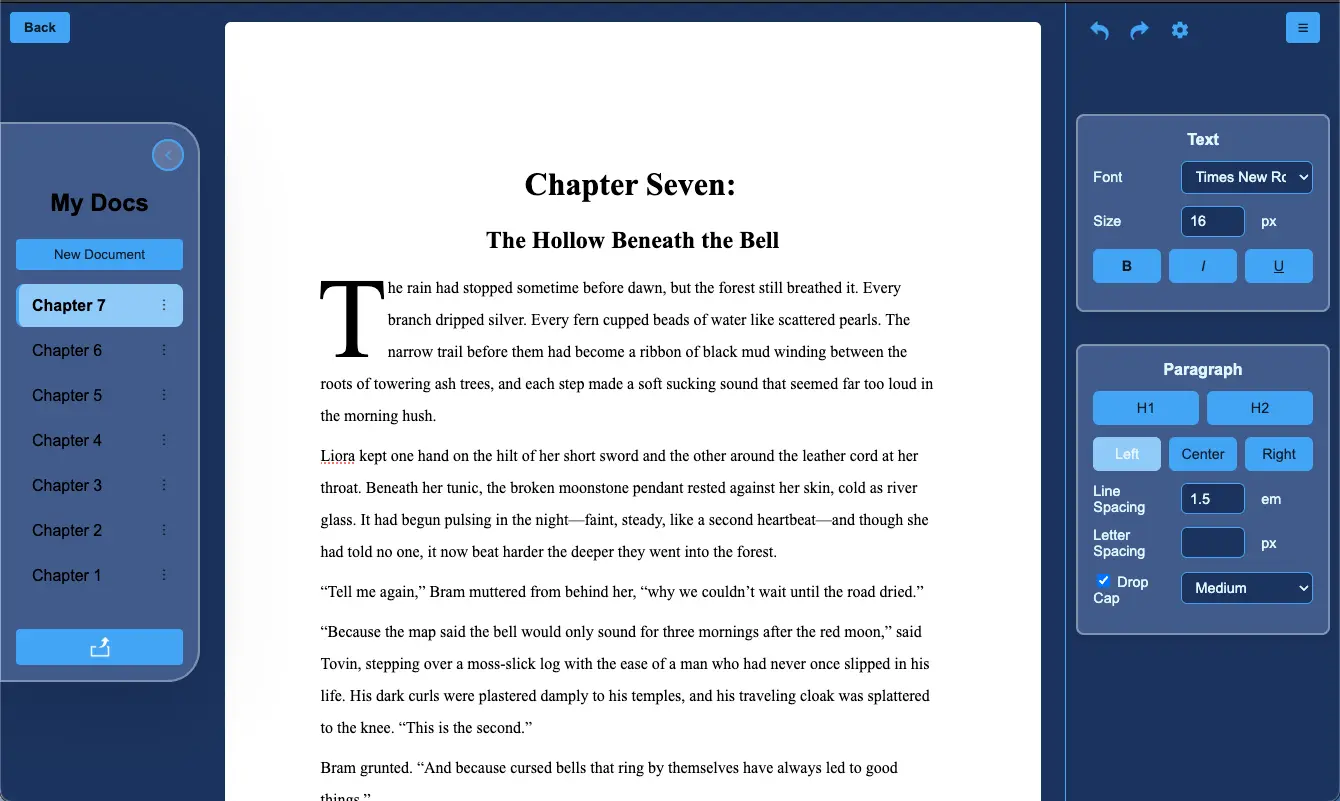 Screenshot 4 of AuthWriter