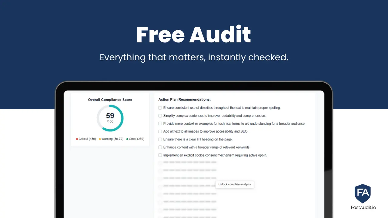 Screenshot 2 of FastAudit.io