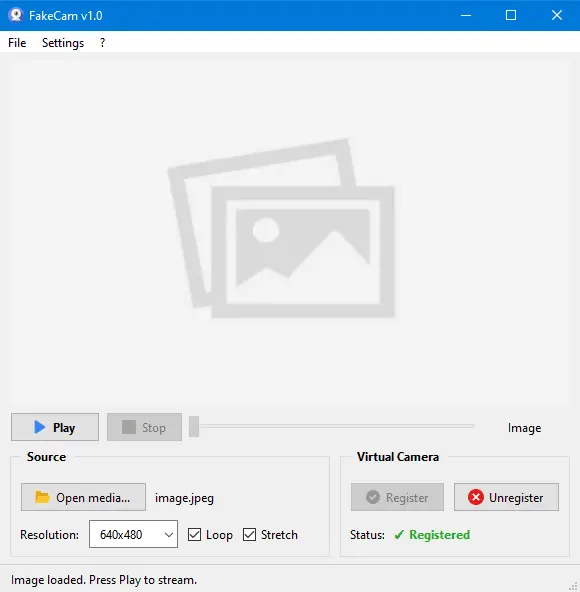 Screenshot 2 of FakeCam