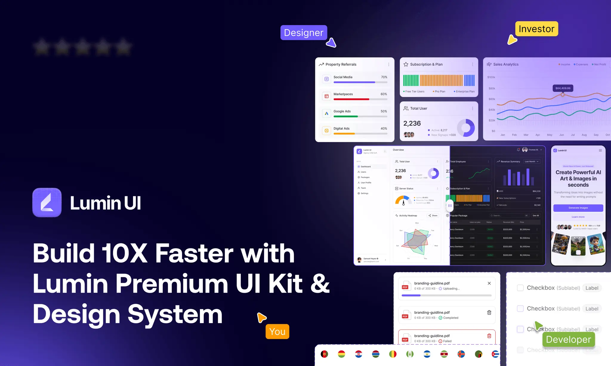 Screenshot 1 of Lumin UI