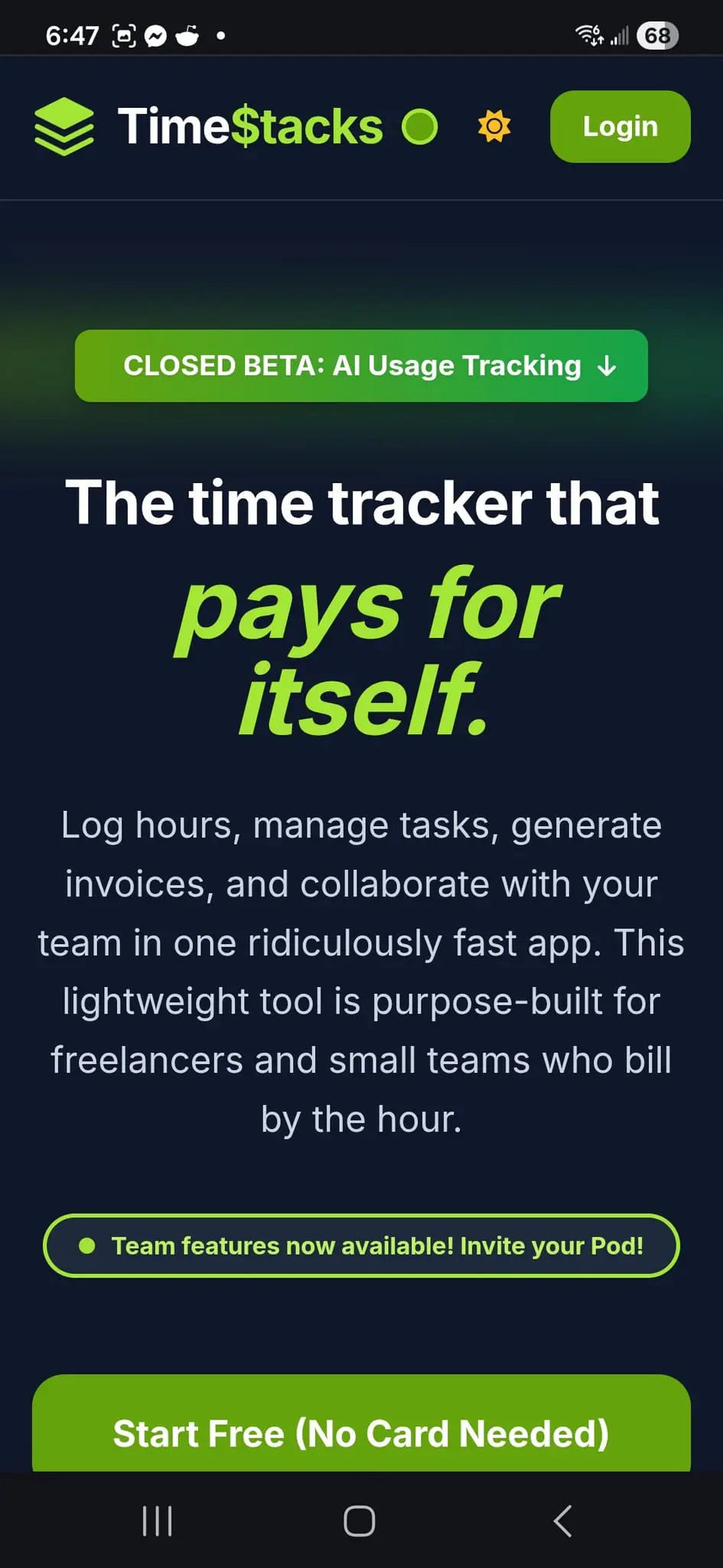 Screenshot 2 of TimeStacks